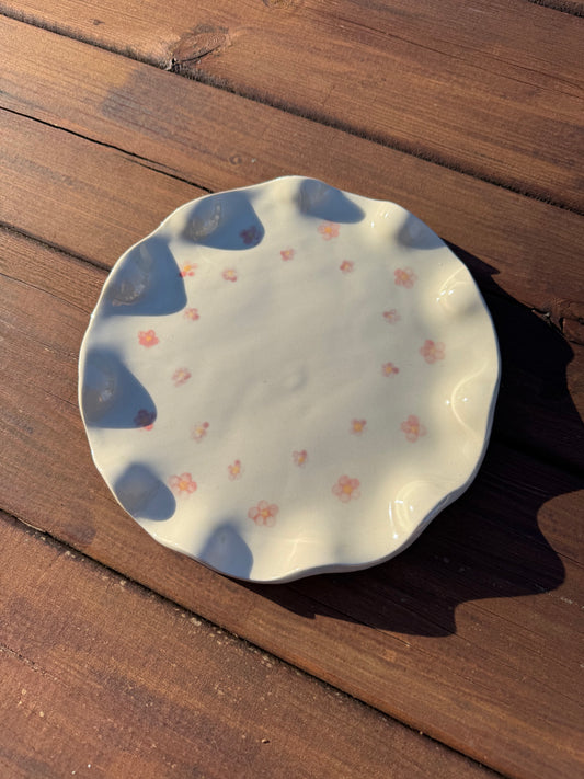 Assiette petites vagues M