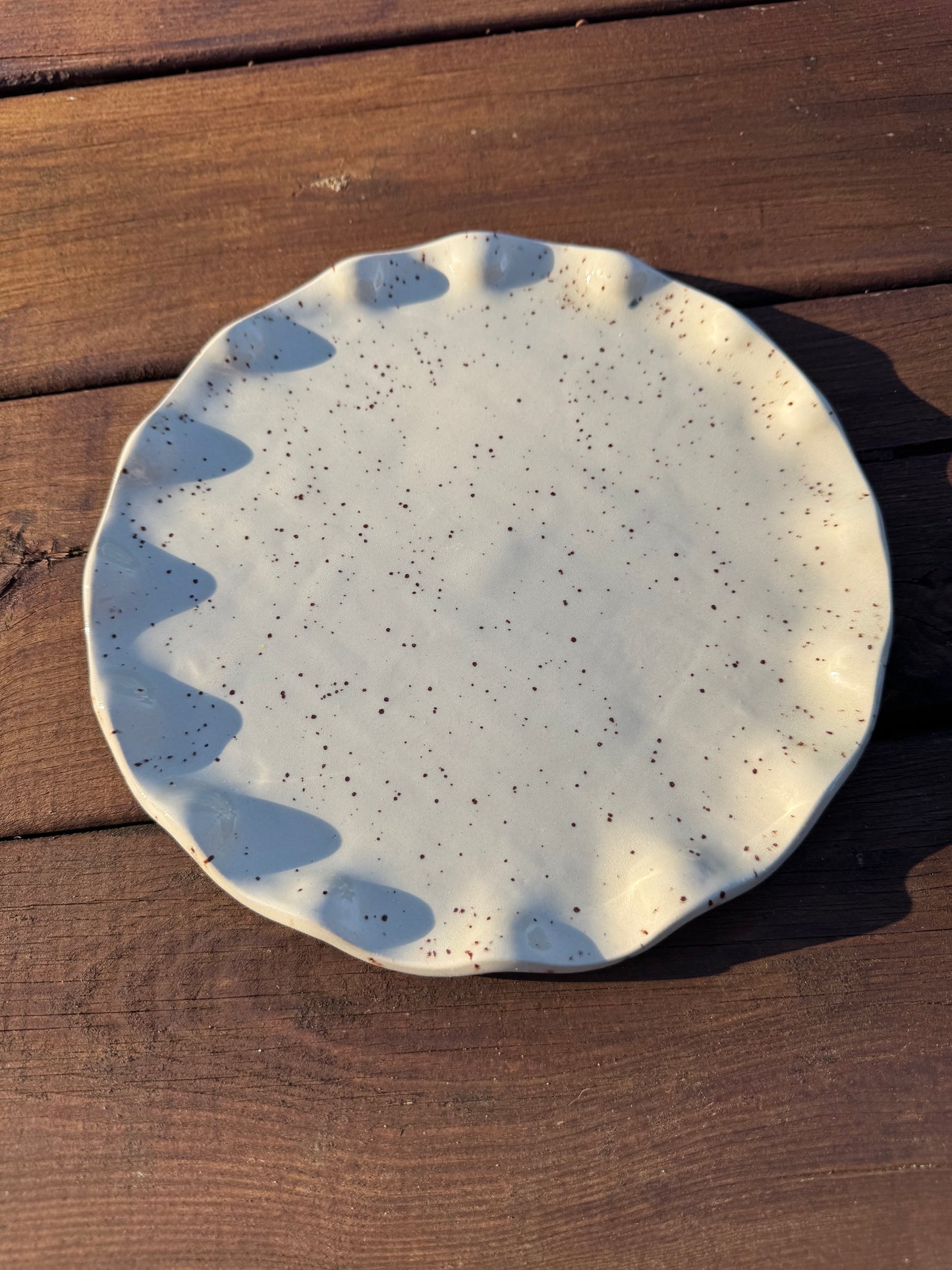 Assiette petites vagues M